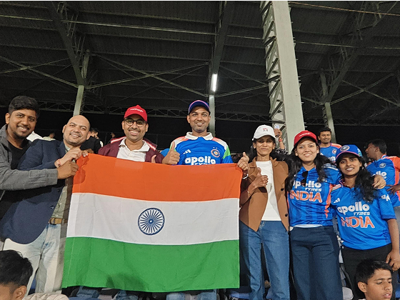MPL - winners celebrating their victory at India v/s NZ cricket match