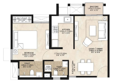1bhk-c