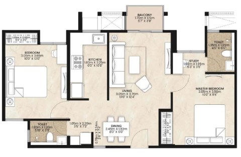 2bhk-b