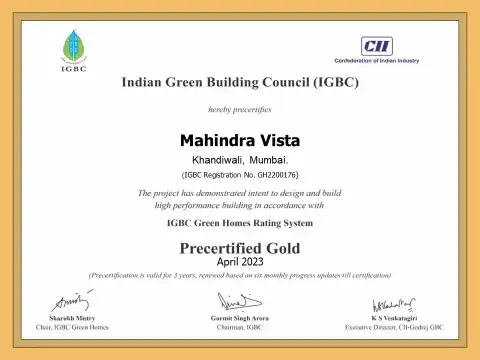 IGBC certificate