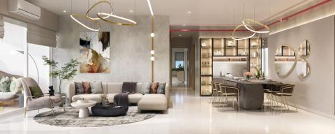 MahindraIvyLush_23BHKLivingDiningroom