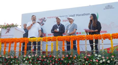 Mahindra World City, Jaipur hosts a half marathon, bringing Jaipur’s running community together