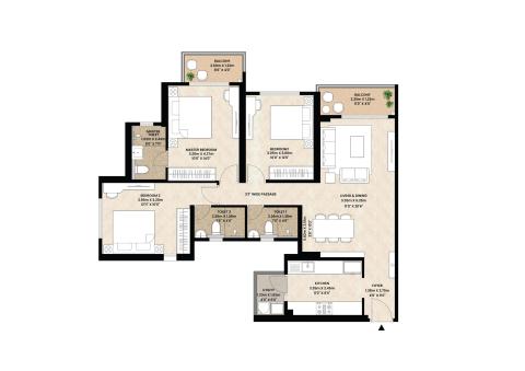 Rainforest-Unit-Plans_TOWER-N1-3-BHK-LUXURY