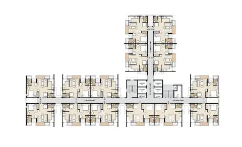 Tower L – Typical floor plan
