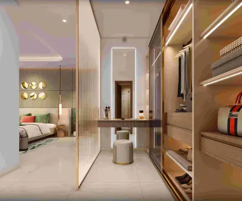 Walk-in wardrobe