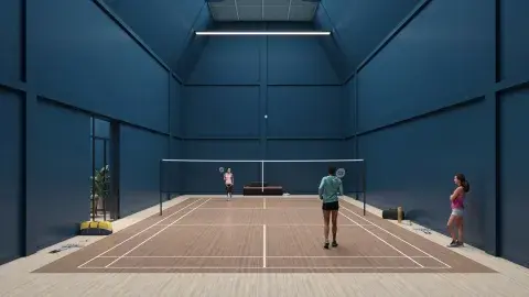 12 Badminton court