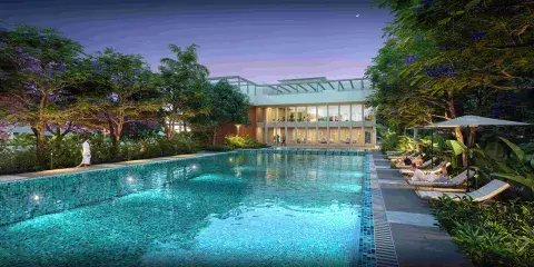 2 Half Olympic-size swimming pool