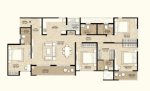 4 bhk unitplan
