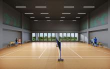 Badminton courts