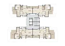 C7 – Duplex Lower-Level plan