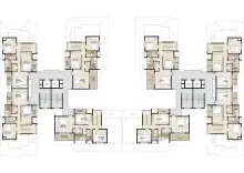 C8 – Duplex Upper-Level Plan