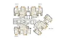 Tower K – Typical floor plan