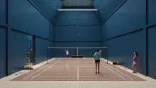 12 Badminton court