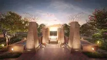 01 Colonnade pathway