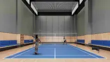 Badminton court