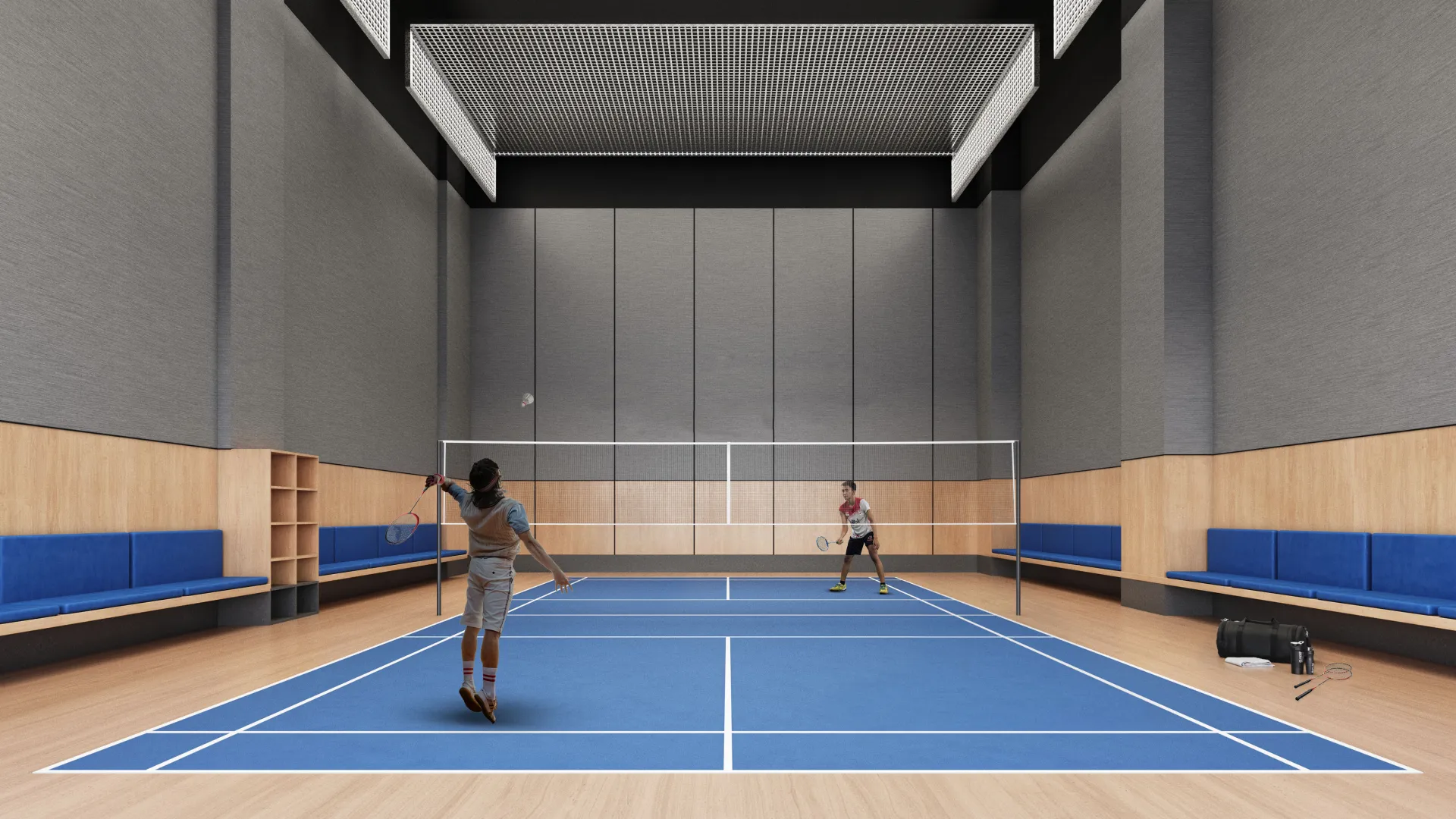 Badminton court