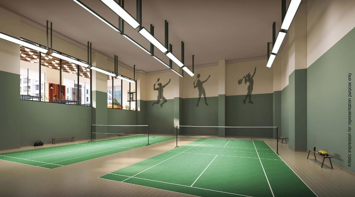 Twobadmintoncourt