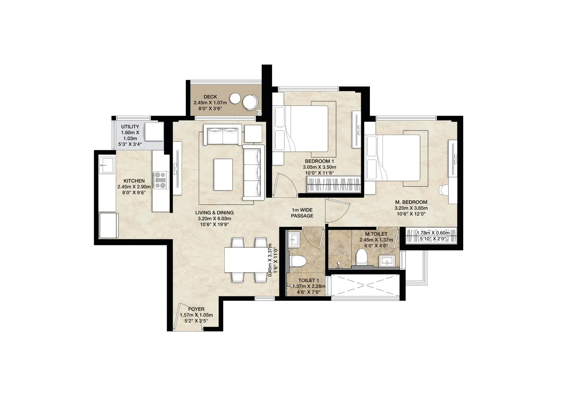2 BHK
