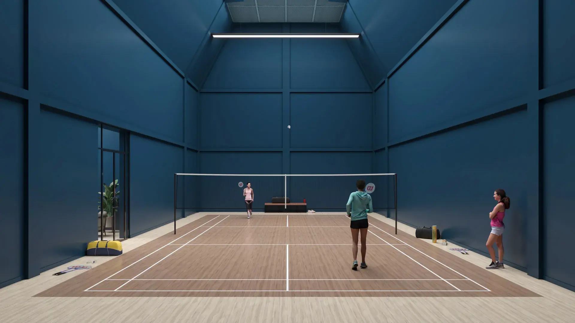 12 Badminton court