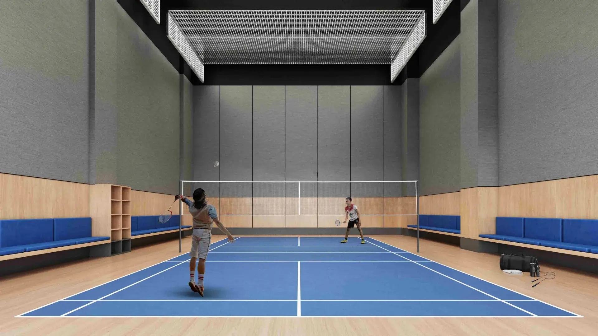 Badminton court