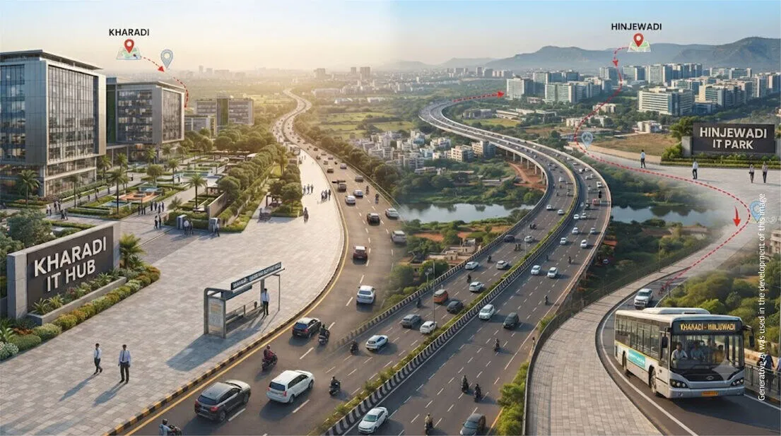 Kharadi to Hinjewadi Distance & Travel Time Guide