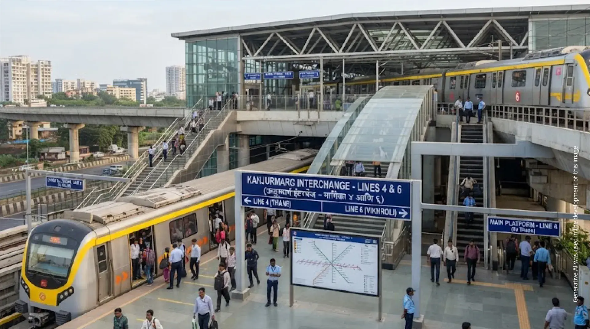 LBS Marg, Kanjur Metro Interchange: Line 4 & Line 6 Guide