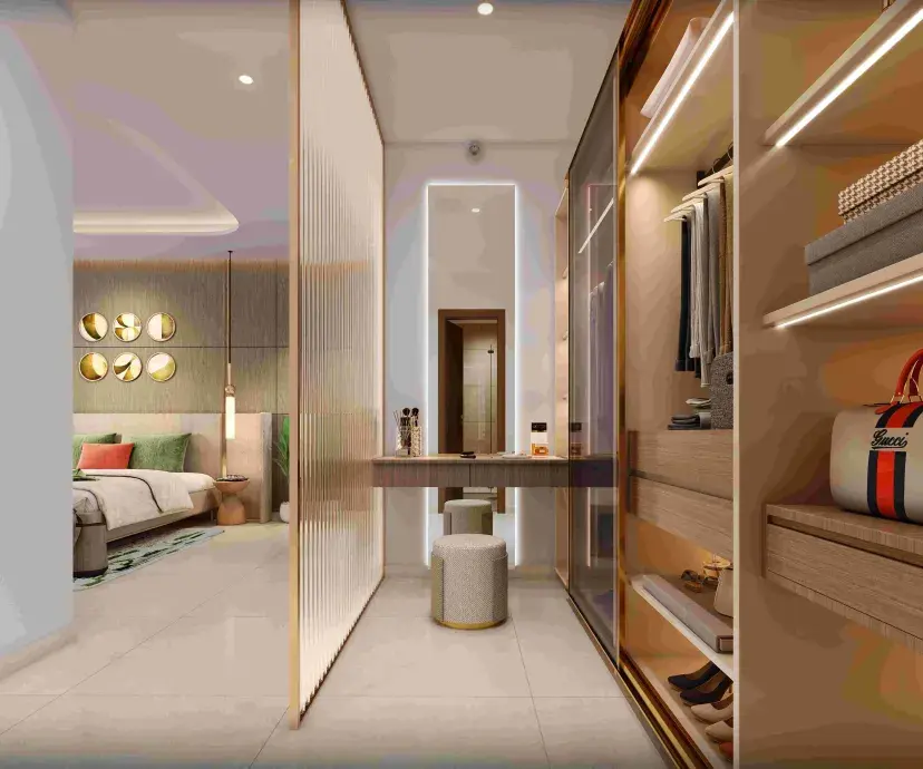 Walk-in wardrobe