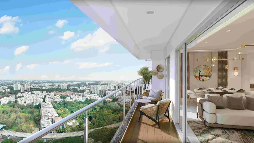 Expansive living room